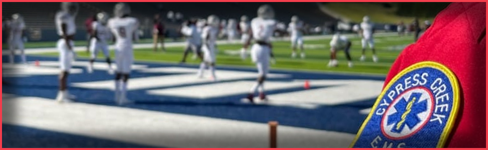 EMS Ambulance service for football games 